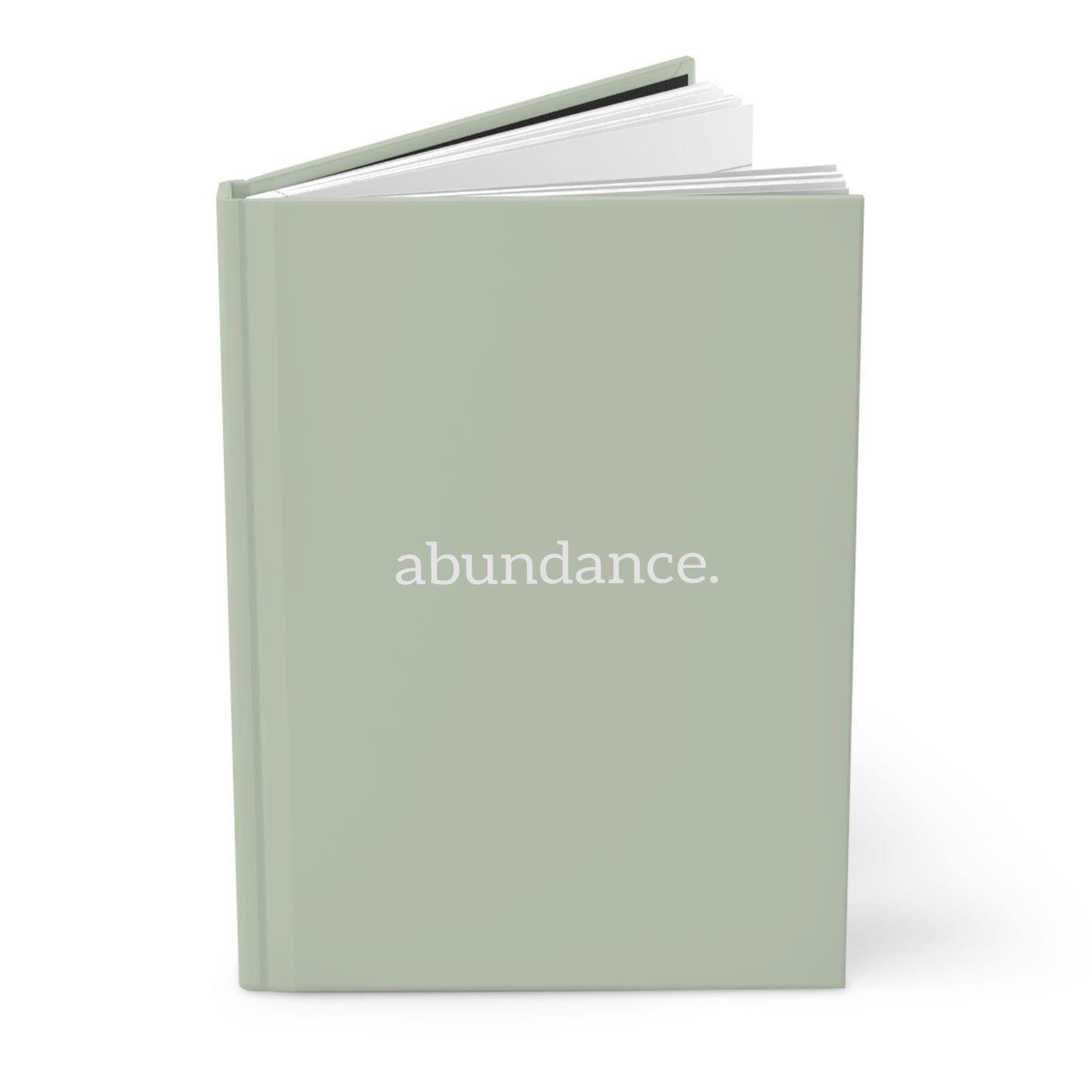 ABUNDANCE Hardcover Journal Matte Sage